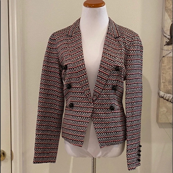 Elizabeth & James Open Front Blazer Zigzag - Picture 3 of 13